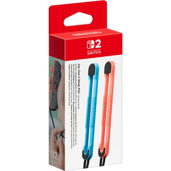 Nintendo Joy-Con2 Handgelenkschl Paar (hellblau/hellrot)