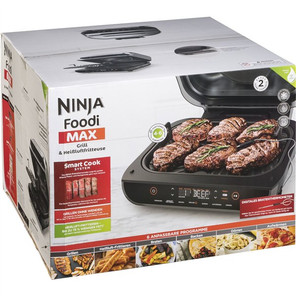 Ninja AG551DE Foodi MAX Grill & friggitrice aria calda