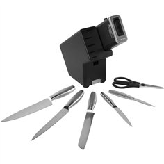 NINJA StaySharp black Knife Block with Sharpener 2