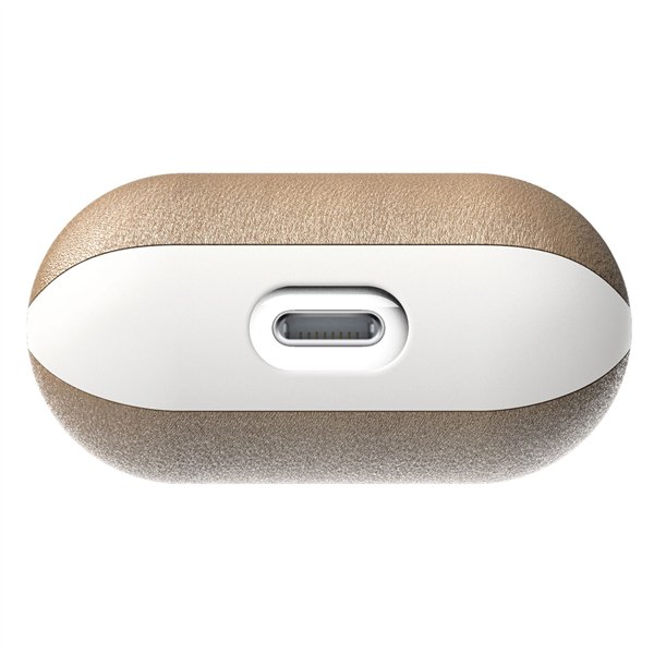 Nomad Airpod custodia Natural pelle