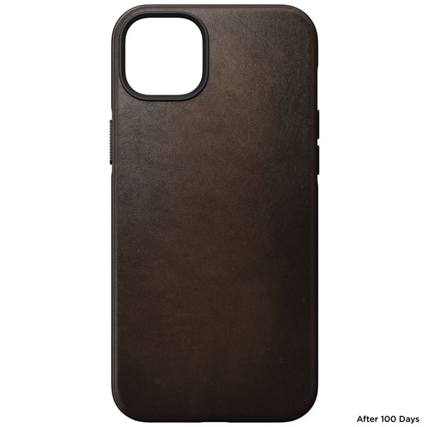 Nomad Modern custodia pelle iPhone 14 Plus Rustic Brown