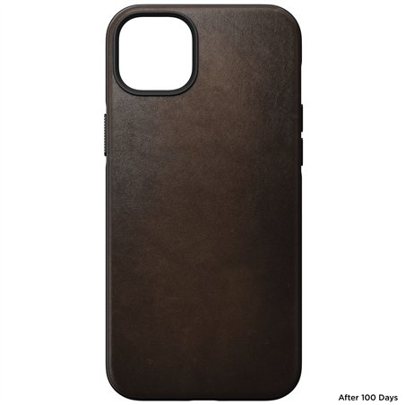 Nomad Modern custodia pelle iPhone 14 Plus Rustic Brown