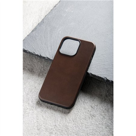 Nomad Modern custodia pelle iPhone 14 Plus Rustic Brown