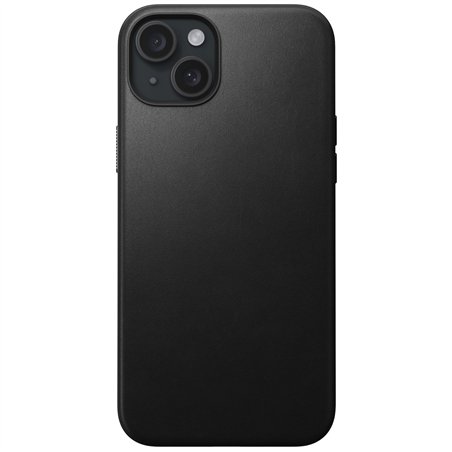 Nomad Modern custodia pelle iPhone 15 Plus nero