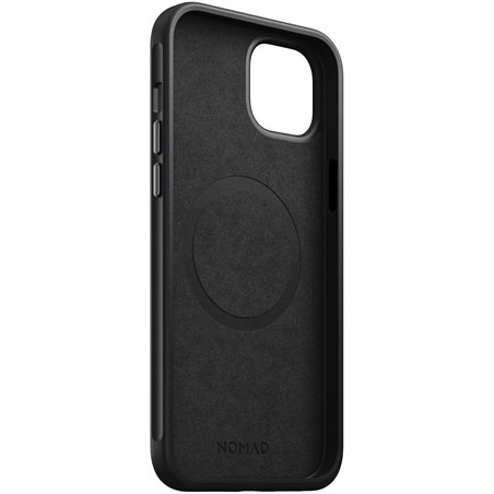 Nomad Modern custodia pelle iPhone 15 Plus nero