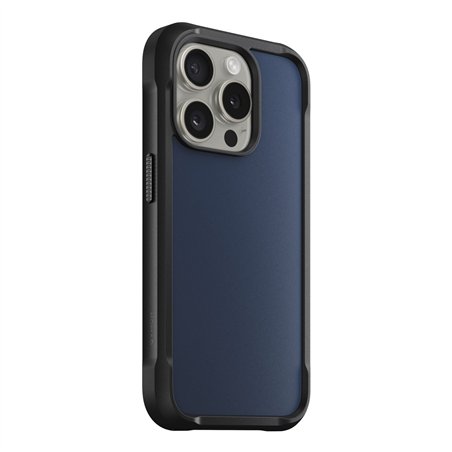 Nomad custodia ruvida iPhone 15 Pro Atlantic Blue