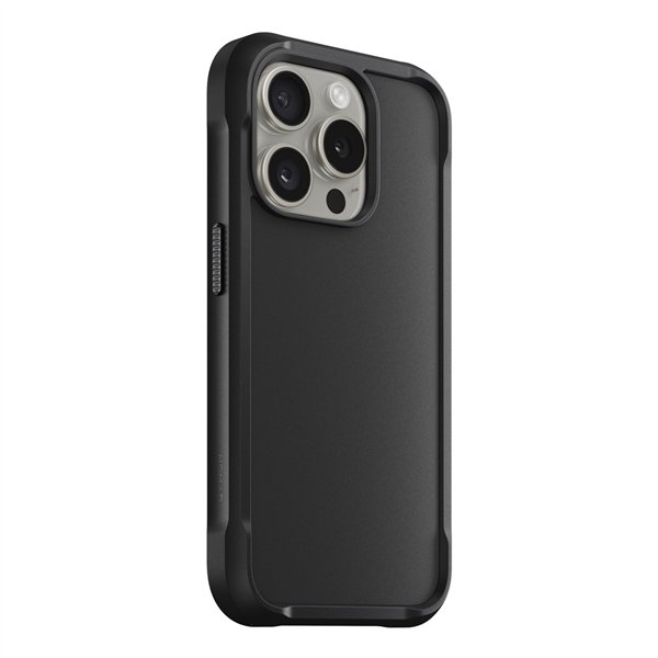 Nomad custodia ruvida iPhone 15 Pro Shadow