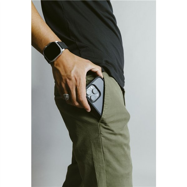 Nomad custodia ruvida iPhone 15 Pro Shadow