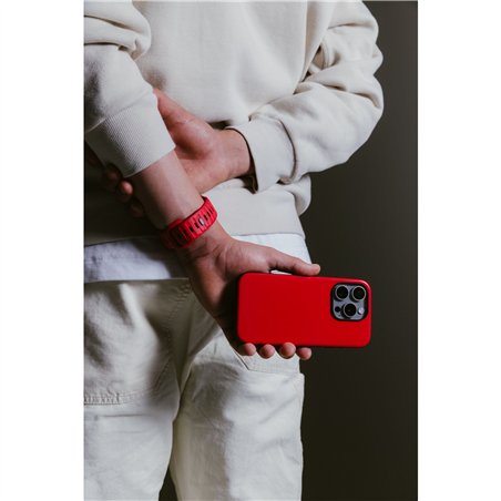 Nomad Sport Case iPhone 15 Pro Night Watch Red