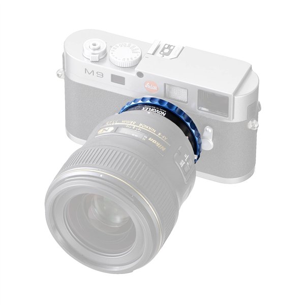 Novoflex adatt. Nikon FD obiettivo a Leica M camera