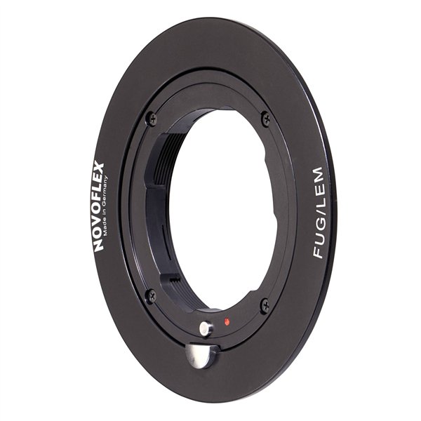 Novoflex adatt. Leica M obiettivo a Fuji G-Mount camera