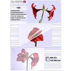 1x100 Olympia Fogli per laminare DIN A5 125 micron           9177