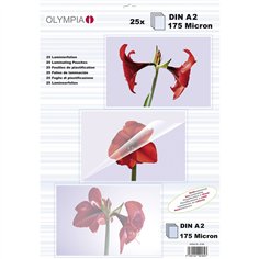 1x25 Olympia Buste di plastific. DIN A2 175 micron           9184