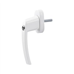 Olympia maniglia per finestra con serratura FGS 100 bianco 2