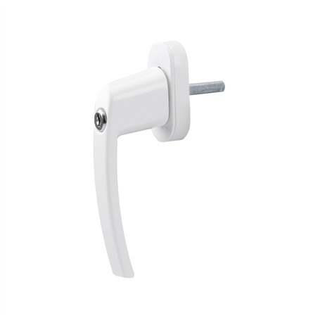 Olympia maniglia per finestra con serratura FGS 100 bianco