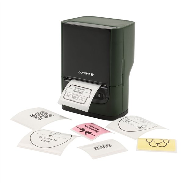 Olympia stamp.p.etichette PM 220 verde