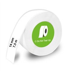 Olympia Endlos Etikettenrolle 14 mm x 7,5 m weiß