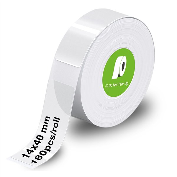 Olympia rotolo di etichette 14 mm x 40 mm trasp. (180 pezzi)