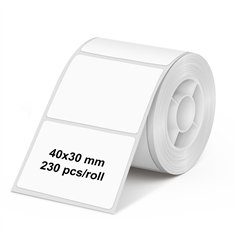 Olympia rotolo etichette 40 mm x 30 mm bianco (230 pezzi)