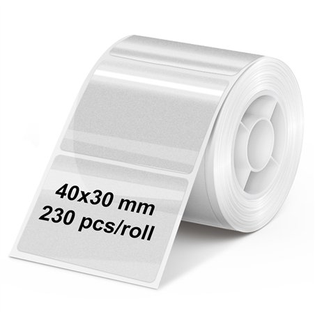 Olympia rotolo etichette 40 mm x 30 mm trasp. (230 pezzi)