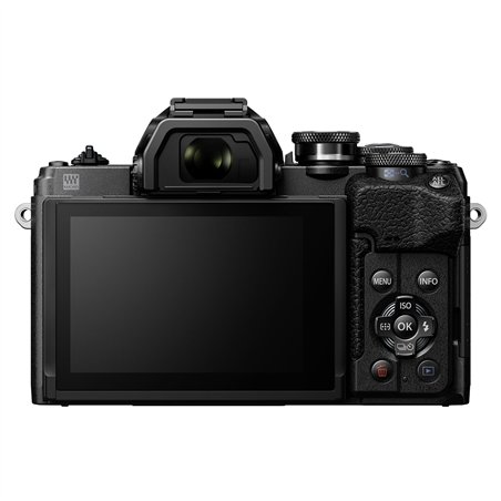 Olympus OM-D E-M10 Mark IV Set + 14-42 Pancake Zoom nero