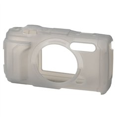 OM System CSCH-128 custodia silcone grigio