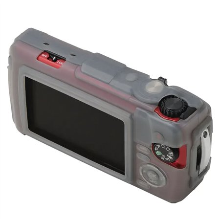 OM System CSCH-128 custodia silcone grigio