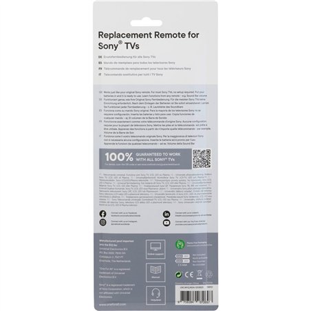 One for All Sony 2.0 telecomando di ricambio URC 4912