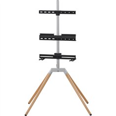 One for All Quadpod TV Stand 70 girevoli 360 gr., chiaro WM 7476