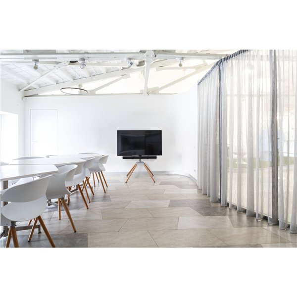 One for All Quadpod TV Stand 70 girevoli 360 gr., chiaro WM 7476