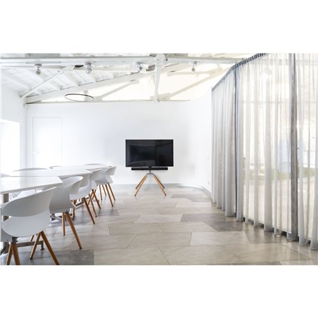 One for All Quadpod TV Stand 70 girevoli 360 gr., chiaro WM 7476