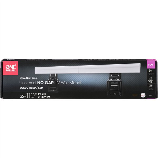 One for All TV supp. da parete 110  Ultraslim No Gap    WM 6812