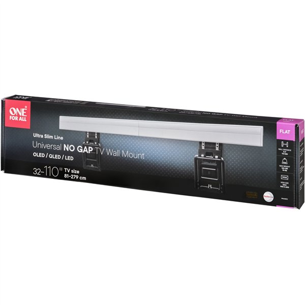 One for All TV supp. da parete 110  Ultraslim No Gap    WM 6812