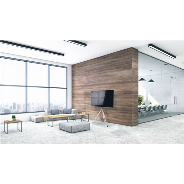 One for All TV Stand Full Metal Trepp. Titanium bianco WM 7462