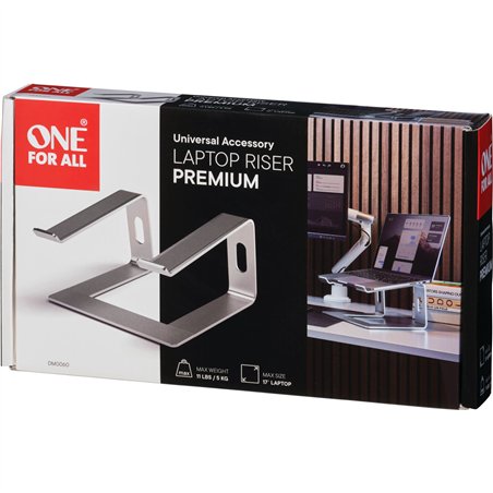 One for All supporto da ufficio per laptop alluminio DM 0060