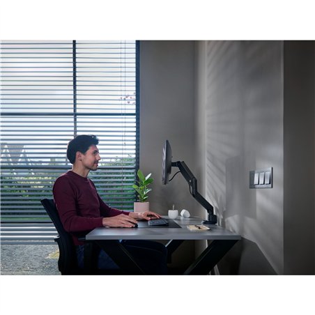 One for All supporto monitor Solid Single nero DM 4110