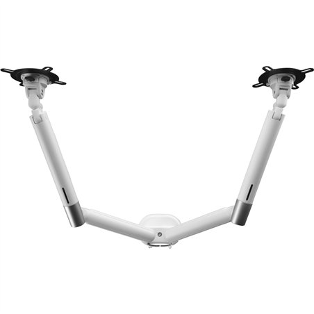 One for All supporto monitor Design Dual bianco DM 7220