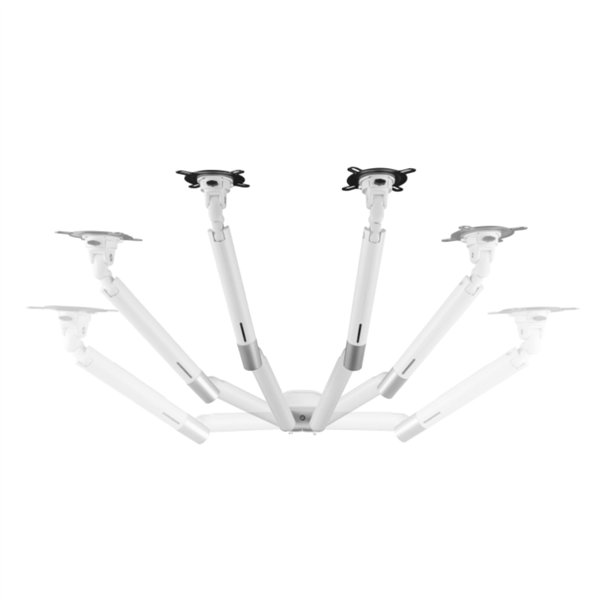 One for All supporto monitor Design Dual bianco DM 7220