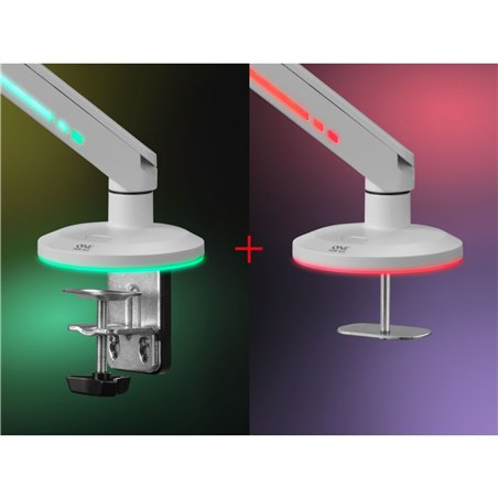 One for All supporto monitor Experience RGB sing. bianco 8120