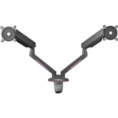 One for All supporto monitor Experience RGB Dual nero DM8210