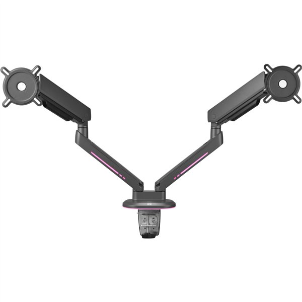 One for All supporto monitor Experience RGB Dual nero DM8210