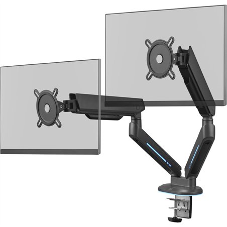 One for All supporto monitor Experience RGB Dual nero DM8210