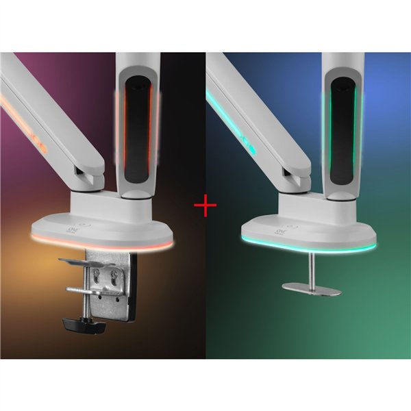 One for All supporto monitor Experience RGB Dual bian. DM8220