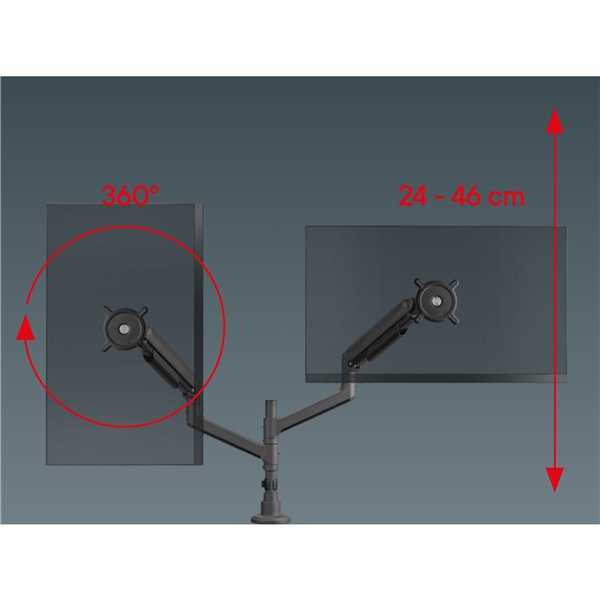 One for All Monitor Halterung Dynamic Dual Heavy Duty   DM5210