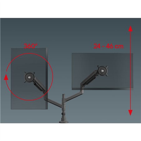 One for All Monitor Halterung Dynamic Dual Heavy Duty   DM5210