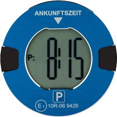 OOONO P-Disc No1 blu disco orario elettr. per auto