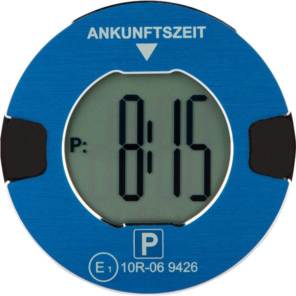 OOONO P-Disc No1 blu disco orario elettr. per auto