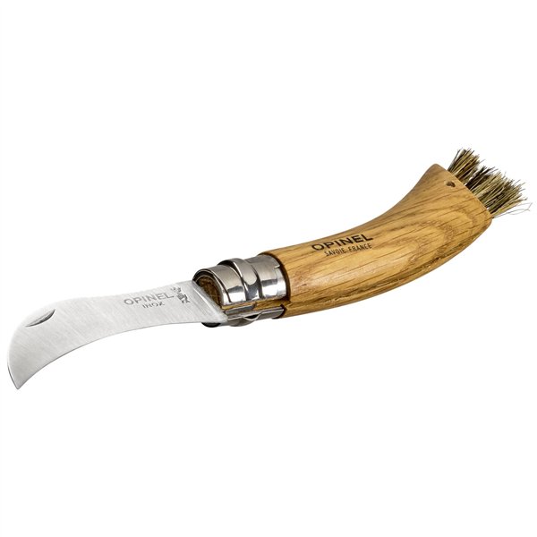 Opinel coltello funghi legno di quercia con scatol.legno e cust.