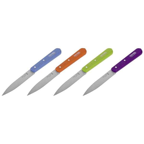 Opinel set coltelli da cucina No. 112 4 pezzi colorati