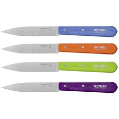 Opinel set coltelli da cucina No. 112 4 pezzi colorati 2